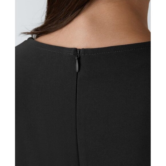 Halara Long Sleeve Square Neck Mini Cargo Work Dress Sz Small Black - Picture 9 of 16